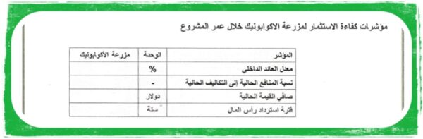 (دراسه جدوى لانشاء مزرعه اكوابونيك (اسماك و خضروات - Image 3