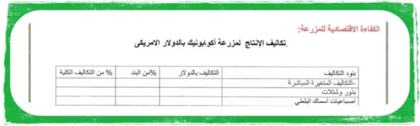 (دراسه جدوى لانشاء مزرعه اكوابونيك (اسماك و خضروات - Image 7