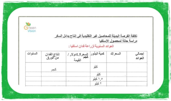 دراسه جدوى لزراعه نبات الاستيفا - Image 3